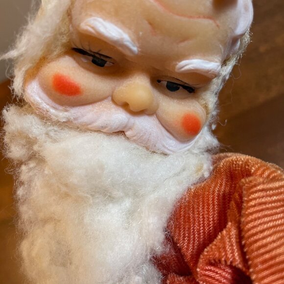 VINTAGE Trim-A-Tree 'NOEL'S SANTA' w. Music & Rotating Head (Chair Included) - Picture 4 of 11